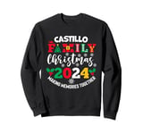 Castillo Surname Matching Family Christmas 2024 Xmas Squad Sweatshirt