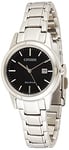 Citizen Womens Analogue Quartz Watch with Stainless Steel Strap FE1081-59E