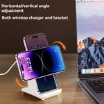 Cell Phone Tablet Wireless Charger Stereo Bluetooth Speaker Holder Mount Stand