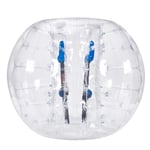 VEVOR Bulle Gonflable de 1,5 m Transparente, Balle Pare Chocs à Bulles en PVC pour Hamster Humain 0,8 mm d'Épaisseur pour Adolescents et Adultes Jeux d'Équipe en Plein Air Jouets Pare-Chocs Jardin