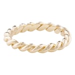 London Road 9ct Gold Stacking Rope Ring, N