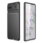 Google Pixel 6a      Carbon Fibre Case    Black