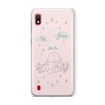 ERT GROUP Original Disney 101 Dalmatians TPU Case for Samsung Galaxy A10, Liquid Silicone Cover, Flexible and Slim, Protective for Screen, Shockproof and Anti-Scratch Phone Case Pink