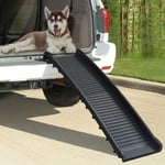 Vidaxl - Rampe de voiture pliable pour chiens Noir 155,5x40x15,5 cm 266359