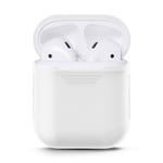 Skyddsfodral Av Silikon Till Apple Airpods Laddningsfodral Vitt