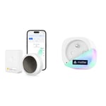 Meross Thermomètre Hygromètre Intelligent à Énergie Solaire (AVEC HUB), Capteur de Température & Prise Connectée Matter, 16A Prise WiFi Compatible avec Apple Home, Alexa et Google Home