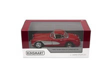 Kinsmart 1957 Chevrolet Corvette -leluauto, 1:34