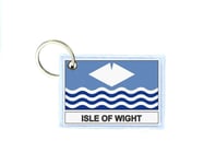 Porte cles cle clefs imprime double face drapeau royaume uni ile isle of wight