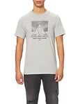 NIKE DD6925 M NK DF TEE DB Yoga T-Shirt Mens dk Grey Heather L