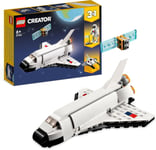 LEGO 31134 Creator 3 in 1 Space Shuttle Toy to Astronaut Figure to Spaceship, 6