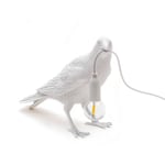 SELETTI LED-koristepöytälamppu Bird Lamp, odottava, valk.