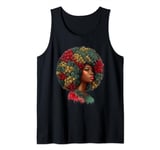 Black History Month African American Woman Afro Am The Storm Tank Top