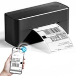 Phomemo Imprimante d'étiquettes Bluetooth, PM241BT Imprimante Thermique Ttiquette 4X6, Imprimante d'étiquettes d'expédition Bluetooth Label Printer pour Code à Barres, Amazon, DHL, FedEx, UPS