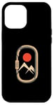 Coque pour iPhone 12 Pro Max Mousqueton de montagne minimaliste