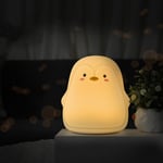 Cute LED Table Lamp Silicone Bedside Light Penguin Baby Night Light  Bedroom