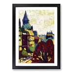 Big Box Art St. Germain Des Pres by Henry Lyman Sayen Framed Wall Art Picture Print Ready to Hang, Black A2 (62 x 45 cm)