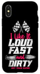 iPhone X/XS Dirt Track Racing Race Sprint Car Girlfriend Girl Grandma Case