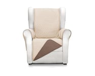 Martina Home Milano Couvre-Fauteuil 1 Place Beige/Marron