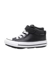 CONVERSE Chuck Taylor All Star Malden Street Boot Sneaker, 10.5 UK BLACK/BLACK/WHITE