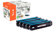 Peach-lasertoner som passar till Peach HP Color LaserJet Pro M 254 dw bläckpatron, , Cyan