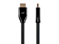 Monoprice 4K Certified Premium High Speed HDMI Cable - 4K60Hz, 18Gbps, HDR, 6ft, Black - 3 Pack