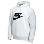 Nike M NSW Club Hoodie PO BB GX Sweat-Shirt Homme, White/White/(Black), FR : 2XL (Taille Fabricant : 2XL)