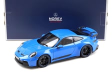 1:18 NOREV Porsche 911 (992) GT3 Coupé Shark Bleu 2021 - Limitée 504 Pièces