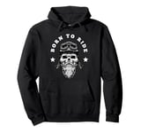 Cool Motorcycle T Shirt With US Flag And Skull For Men Women Pullover Hoodie