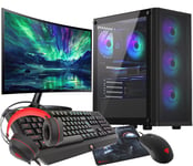 VIST VENTUM PC Gaming Ryzen 7 3700X - RAM 32Go - RTX 4060Ti - SSD 1To M.2 - WIFI - 27" - Windows 11 Pro