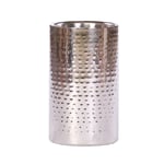 Eddingtons - Elegant Silver Hammered Wine/Drinks Cooler  - Straight Sided