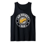 Mens Air Hockey Player Daddy Air Hockey Dad Tank Top