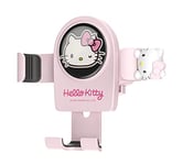 WIEEZN Cute Phone Mount for Car, Pink Cat Air Vent Clip Car Phone Holder Mount Fit for All Cell Phone, Pretty Car Accessories for Women and Girls