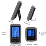 2PCS Wireless Meat Thermometer Food Barbecue Thermometer BBQ Grill Smoker 1