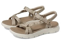 Skechers Women's GO Walk Flex Sandal Sublime, Taupe Textile, 9 UK