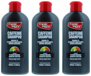 Caffeine Shampoo Keratin Protein Promotes Hair Growth Stimulate Roots 250ml x  3