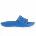 Crocs Mens Classic Sliders in Blue material_Synthetic - Size UK 9