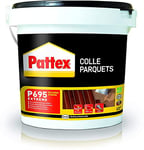 Pattex Colle tous Parquets, Pattex P695 , colle polymère pour parquets massifs et contrecollés, Séchage Rapide, Seau de 7 Kg