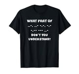 Funny Morse Code FUCK YOU Shortwave Ham Radio Quote Gift T-Shirt