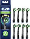 Oral-B CrossAction Electric Toothbrush Heads - 8 Pack Black (Packaging may vary)