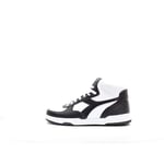 Diadora Mixte Raptor Mid Basket, White Black Black, 43 EU