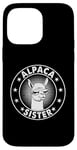 Coque pour iPhone 14 Pro Max Alpaga Sister Alpaga Farmer Alpaca Sister