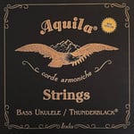 Aquila Strings 140U ThunderBlack - Jeu de cordes pour Bass Ukulele