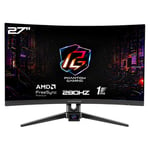 AsRock Phantom Gaming PG27FRS1A 27'' FHD 280Hz 1ms VA FreeSync Premium Curved Monitor