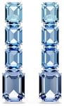 Swarovski 5696516 Millenia Drop Earrings Octagon Cut Blue Jewellery