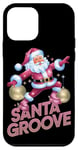 Coque pour iPhone 12 mini Disco Santa Funky Vintage Christmas Christmas Groove