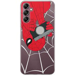 ERT GROUP Coque de téléphone Portable pour Samsung A14 4G/5G Original et sous Licence Officielle Marvel Motif Spider Man 027 Parfaitement adapté à la Forme du téléphone Portable, partiel imprimé