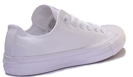 Converse 1U647 Ct As Ox White Mono 3-8.5 In White Mono Size UK 3 - 12