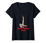 Womens Rocky Horror Show Legs Up Logo V-Neck T-Shirt