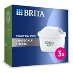 BRITA MAXTRA PRO Limescale Expert Water Filter Cartridge 3 Pack, Original Refill