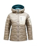 Peak Performance Women Helium Utility Down Hood Avid Beige Sand Fog - 1st. kvar  - Alpingaraget